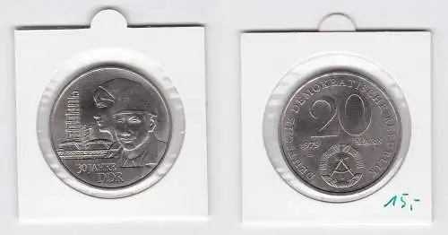 DDR Gedenk Münze 20 Mark 30.Jahrestag der DDR 1979 Stempelglanz (133619)