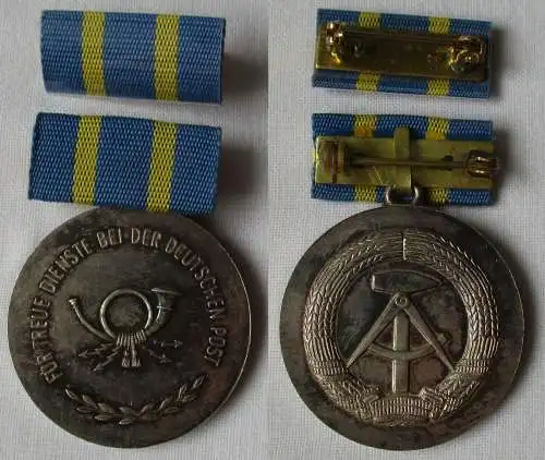 DDR Treuedienstmedaille der Deutschen Post in Silber Bartel 181d (117423)