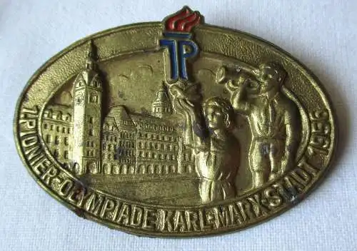 DDR Abzeichen 1. Pionierolympiade Karl Marx Stadt 1956 Jung Pioniere (134247)