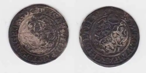 1 Groschen Silber Münze Sachsen 1625 HI ss (141840)