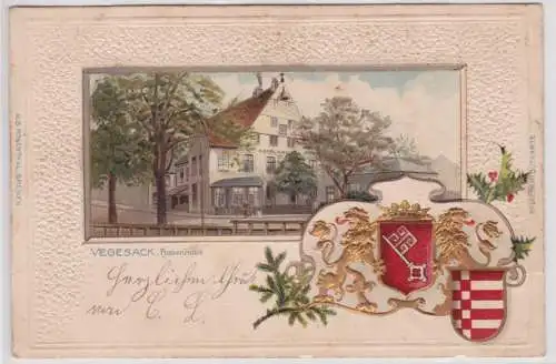 901735 Präge Passe Partout Ak Vegesack Hotel Havenhaus 1904