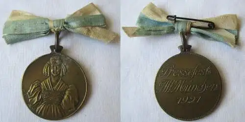 alte Medaille Pressefest Alt-München 1921 (131112)