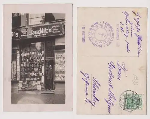 64404 Foto Ak Berlin Eisenwarenhandlung Conrad Meitzner Bülowstraße 24, 1911
