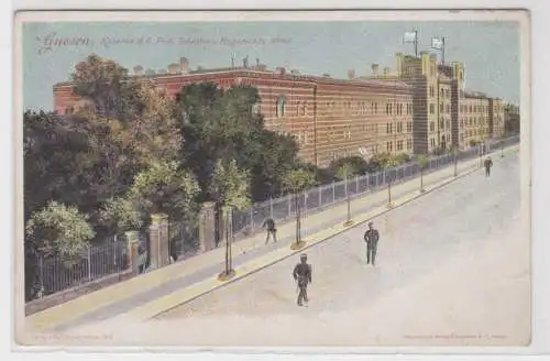 98581 Ak Gnesen Kaserne d.Pommerschen Infanterie Regiments Nr.40, um 1900