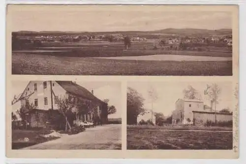 80877 Mehrbild Ak  Baarsdorf O.-L. "Gasthaus zum fröhlichen Landmann" 1936