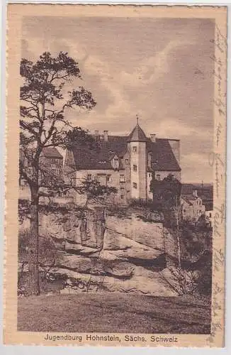 905515 Ak Jugendburg Hohnstein Sächs. Schweiz Deutsche Jugendherbergen 1927
