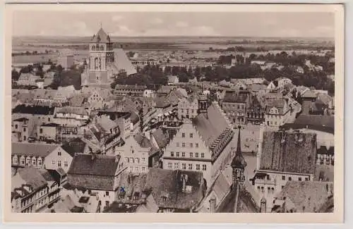 72704 Ak Greifswald Vom Turm der St. Nikolaikirche aus 1958