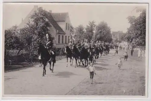 900456 Foto Ak Köthen in Anhalt Festumzug um 1925