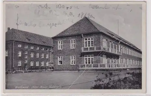 21057 Ak Greifswald Ohren-Nasen-Hals-Klinik 1941