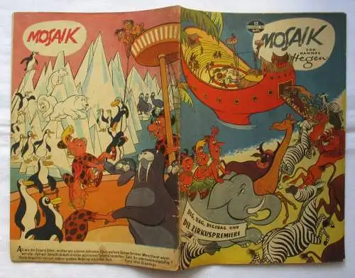 Mosaik von Hannes Hegen Digedag Nummer 12 von 1957 (107724)