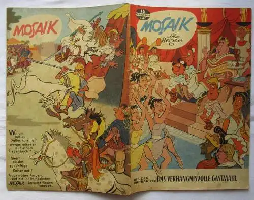 Mosaik von Hannes Hegen Digedag Nummer 16 von 1958 (107603)