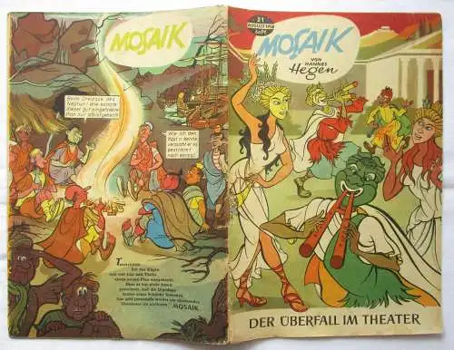 Mosaik von Hannes Hegen Digedag Nummer 21 von 1958 (102713)