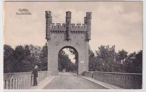 80414 Ak Nedlitz (Gommern) Nordbrücke 1910