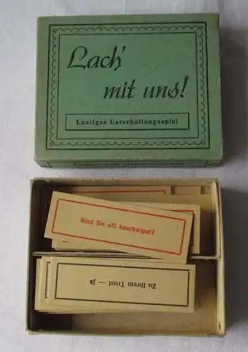 Lach mit uns! Frage-und Antwortspiel DDR 1955 Paul Beltz & Sohn BELSO (105622)