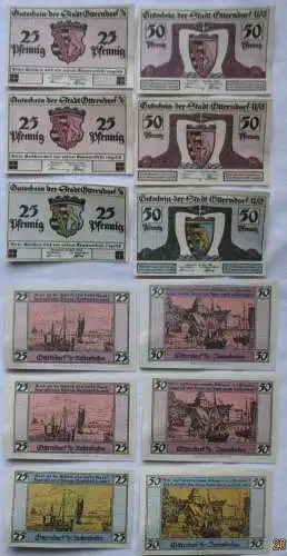 6 Banknote Notgeld Stadt Otterndorf an der Elbe 1920 (168964)