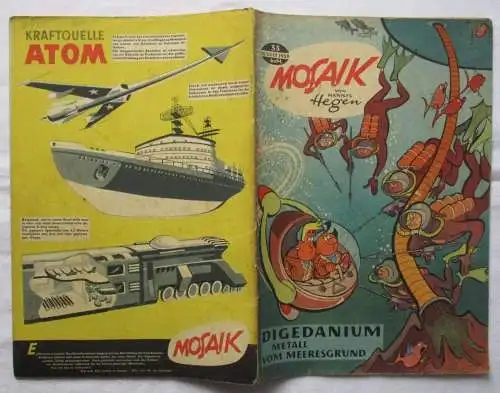 Mosaik von Hannes Hegen Digedag Nummer 33 von 1959 GUT! (102314)