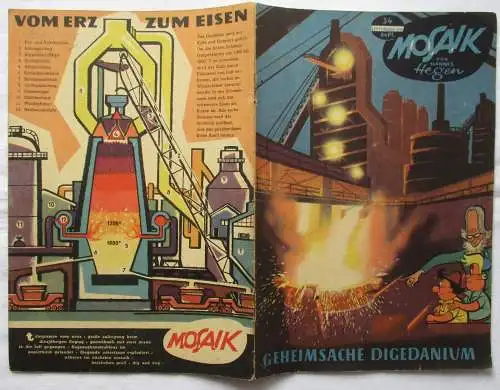 Mosaik von Hannes Hegen Digedag Nummer 34 von 1959 SEHR GUT! (105645)