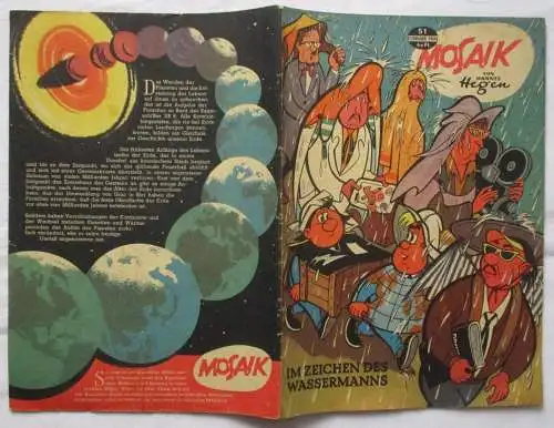 Mosaik von Hannes Hegen Digedag Nummer 51 von 1961 (104420)