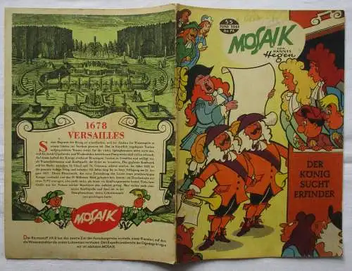 Mosaik von Hannes Hegen Digedag Nummer 55 von 1961 (106756)
