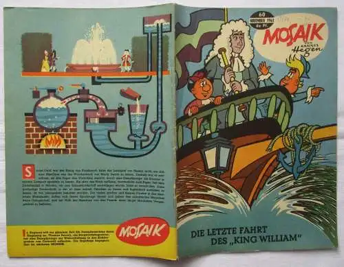 Mosaik von Hannes Hegen Digedag Nummer 60 von 1961 (106120)