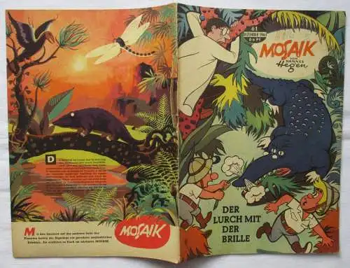 Mosaik von Hannes Hegen Digedag Nummer 61 von 1961 (105326)