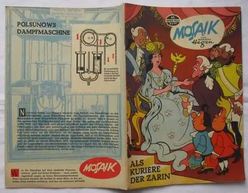 Mosaik von Hannes Hegen Digedag Nummer 65 von 1962 TOP! (107655)