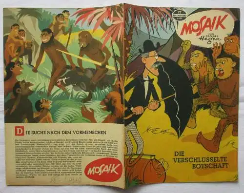Mosaik von Hannes Hegen Digedag Nummer 72 von 1962 (101371)