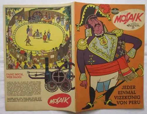 Mosaik von Hannes Hegen Digedag Nummer 74 von 1963 TOP! (101082)