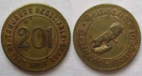 Reklame Wertmarke Peugeot 201 Toujours négociable au plus haut cours (169255)