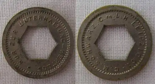 Wertmarke Automatenmarke C.M. Schwarz GmbH Leipzig - Unterhaltung (169367)