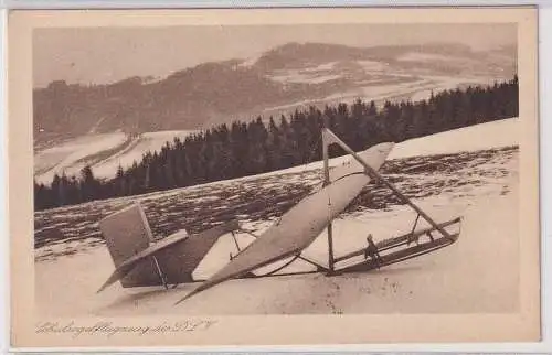96595 Ak Schulsegelflugzeug des D.L.V. um 1930
