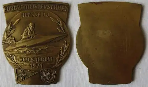 DDR Plakette Europameisterschaft Bad Saarow 1971 Klasse OJ ADMV (162664)