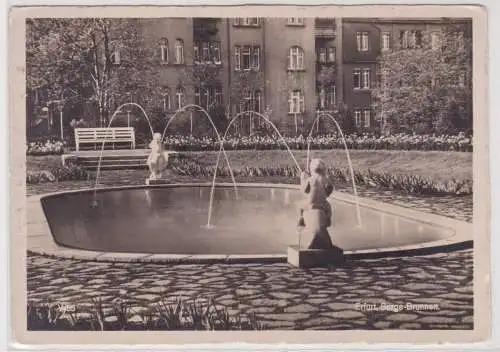 62157 Ak Erfurt Sorge Brunnen um 1940