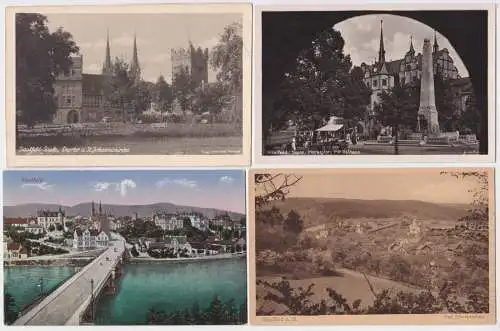 73861/4 Ak Saalfeld an der Saal Ortsansichten um 1930