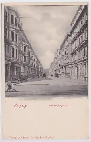901195 Ak Leipzig Funkenburgstrasse um 1900