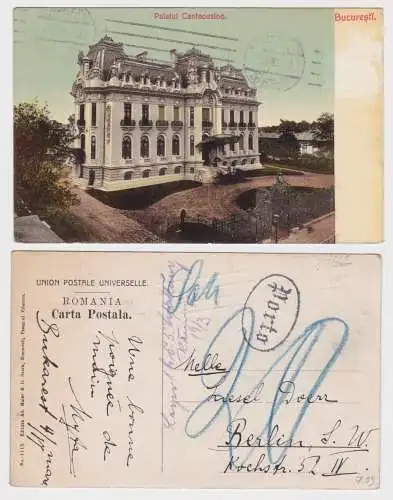 44535 AK Bukarest București Rumänien - Palatul Cantacuzino Stempel Porto