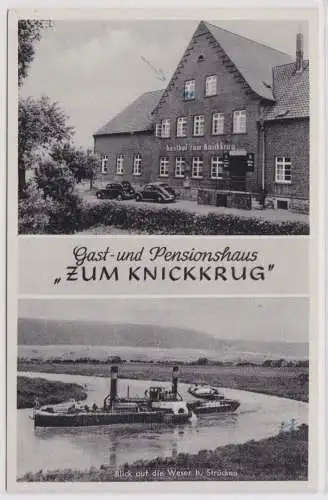 903158 Mehrbild Ak Strücken bei Rinteln an der Weser Gasthof "Zum knickkrug"1956
