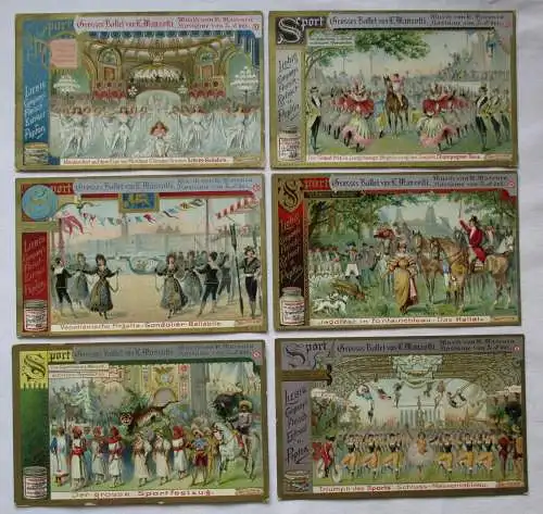 Liebigbilder Serie Nr. 413 Sport, Grosses Ballett von Manzotti 1898 (5/123181)