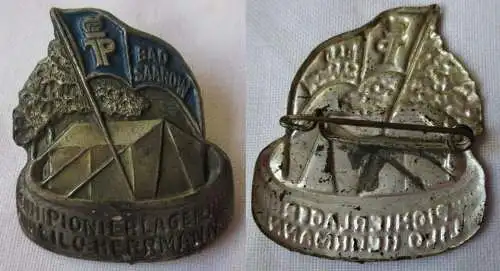DDR Abzeichen Pionierlager Lilo Herrmann Bad Saarow Pneumat Fürstenwalde /100382