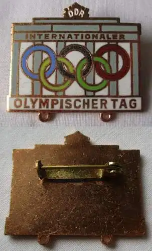 DDR Abzeichen Internationaler Olympischer Tag Olympisches Komitee NOK (154163)