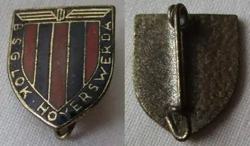 DDR Anstecknadel Mitgliedsabzeichen BSG Lok Hoyerswerda (151444)
