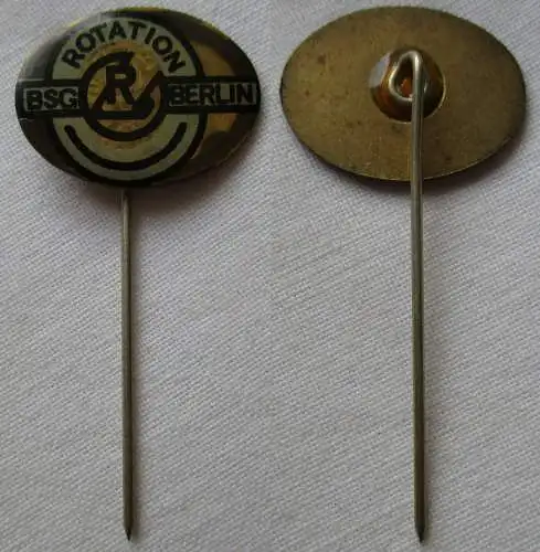 DDR Anstecknadel Mitgliedsabzeichen BSG Rotation Berlin (151154)