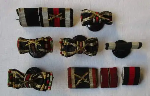 Knopflochschleifen EK Ehrenkreuz Kriegs-Verdienstkreuz Sachsen Meiningen /119129