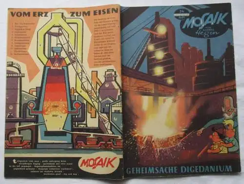 Mosaik von Hannes Hegen Digedag Nr. 34 von 1959 Geheimsache Digedanium (135708)