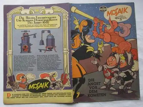 Mosaik Hannes Hegen Digedag Nr. 58 von 1961 Die Angst vor dem Kometen (133702)