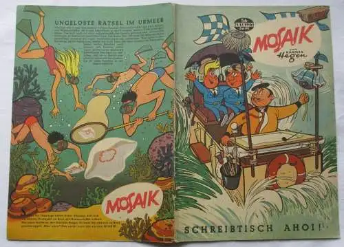Mosaik von Hannes Hegen Digedag Nr. 56 von 1961 Schreibtisch Ahoi! (132817)
