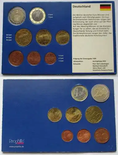 KMS EURO 2002 - 2015 Deutschland BRD 1 Cent bis 2,- € Kursmünzensatz (149962)