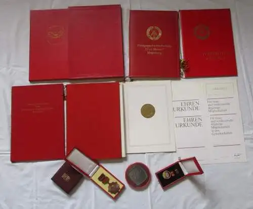 DDR Konvolut Urkunden + Medaillen VVO Bronze 1969 + Hochschule Magdeburg /108993