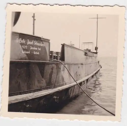 903814 Original Foto Schiffswand als Grabstein Halbinsel Kertsch im 2.Weltkrieg