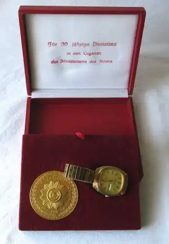 Ehrengeschenk 30jährige Dienstzeit Ministerium d. Innern MdI Glashütte (167959)